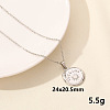 Stainless Steel Sun Pendant Punk Hip-hop Necklaces Jewelry Accessories PU7572-9-1