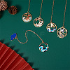 Cheriswelry 8Pcs 8 Style Zinc Alloy Bookmark for Reader AJEW-CW0005-05-11