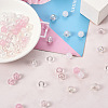 200Pcs 10 Style Transparent Acrylic Beads Sets MACR-TA0001-27-5