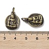 Tibetan Style Brass Pendants KK-M284-17AB-3