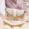 2Pcs Alloy Enamel Strawberry Charm Aluminum Bag Decorative Chains HJEW-BBC0001-27A-4