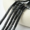 Natural Black Onyx Beads Strands G134-1