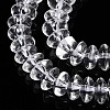 Transparent Glass Beads Strands GLAA-N001-62A-3