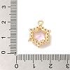 Brass with Cubic Zirconia Pendants KK-G499-15G-01-3