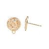 Brass Stud Earring Findings KK-T062-242G-3