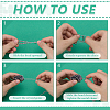 3Pcs 3 Styles Stainless Steel Macrame Pouch Pendant Cable Chain Necklace Making NJEW-BC0001-14P-3