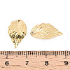304 Stainless Steel Leaf Pendants STAS-T072-45G-3