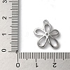 Brass Micro Pave Clear Cubic Zirconia Pendants KK-U013-02P-3