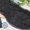 1 Yard Polyester with Resin Rhinestone Mesh Fabric AJEW-FH0009-34A-5