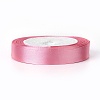 Breast Cancer Pink Awareness Ribbon Making Materials Single Face Satin Ribbon SRIB-Y082-2