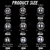138Pcs 9 Styles Round Mechanized Blown Glass Globe Ball Bottles BLOW-FI0001-01-2