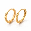 316 Stainless Steel Hoop Earrings for Women EJEW-C004-16B-G-1