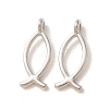 Religious Jewelry Tibetan Style Alloy Jesus Fish/Christian Ichthys Ichthus Pendants LS-TIBEP-3498-P-RS-1