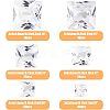 6 Style Cubic Zirconia Cabochons ZIRC-HY0001-01-2