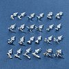 2 Pairs Alloy Stud Earrings for Women EJEW-FS0001-27E-8