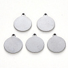 Tarnish Resistant 304 Stainless Steel Pendants STAS-N092-23B-1
