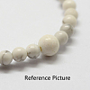 Natural White Jade Round Beads Stretch Bracelets BJEW-G550-06-4mm-4