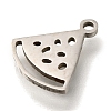 201 Stainless Steel Pendants STAS-R136-01P-08-2