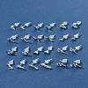 2 Pairs Alloy Stud Earrings for Women EJEW-FS0001-27D-10