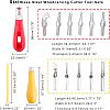 Stainless Steel Woodcarving Cutter Tool Sets TOOL-NB0001-23-2