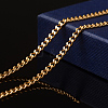 Ion Plating(IP) 304 Stainless Steel Twisted Chains CHS-H007-48G-1