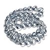 Electroplate Glass Beads Strands X-EGLA-B008-01A-PL01-3