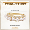 1Pc Alloy Rhinestone Finger Rings RJEW-LP0002-89-2