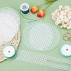 Resin Mesh Canvas Bag Sheets DIY-WH0260-14-5