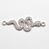 CZ Brass Micro Pave Cubic Zirconia Links X-ZIRC-L002-38P-1
