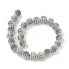 Round Tibetan Style Alloy Beads TIBEB-O007-34-RS-3