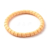 Round Imitation Amber & Polymer Clay Beads Stretch Bracelets Sets BJEW-JB07440-3