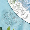 CREATCABIN 80Pcs 4 Size 925 Sterling Silver Open Jump Rings STER-CN0001-16-6