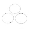 3Pcs 304 Stainless Steel Plain Bangles Set For Women BJEW-N033-01P-3
