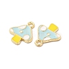 Alloy Enamel Pendants ENAM-M053-07G-3