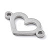 304 Stainless Steel Hollow Connector Charms STAS-R003-05P-2