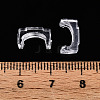 Transparent AS Plastic Base Buckle Hair Findings FIND-T064-012-3