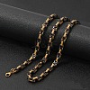 Titanium Steel Byzantine Chains Necklaces for Men FS-WG56795-98-1