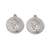 Non-Tarnish 201 Stainless Steel Pendants STAS-J401-VC622-2