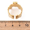 304 Stainless Steel Adjustable Open Cuff Rings RJEW-K294-01G-3