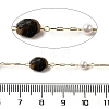 Handmade Natural Rutilated Quartz Nuggets Beaded Chains CHC-F020-04G-05-2