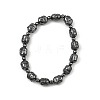 Synthetic Non-Magnetic Hematite Beaded Bracelets BJEW-E084-05-1