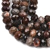 Natural Petrified Wood Beads Strands G-C259-A28-5x8mm-4