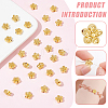 100Pcs Long-Lasting Plated PALLOY-BC0001-15-5