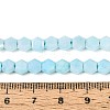 Anti-Tarnish Electroplate Glass Beads Strands GLAA-T028-6mm-02B-4