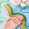 19 Stands 19 Colors Transparent Glass Beads Strands EGLA-TA0013-41-6