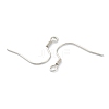 Tarnish Resistant 316 Surgical Stainless Steel Earring Hooks STAS-M288-05P-2