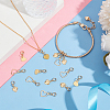 40Pcs 4 Styles 304 Stainless Steel European Dangle Charms PALLOY-UN00005-2