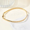 304 Stainless Steel Link Chain Bracelets for Women BJEW-Z178-11G-2