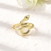 Brass Cuff Rings for Women RJEW-F188-02G-1