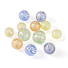  Jewelry 12Pcs 6 Style Transparent Handmade Blown Glass Globe Beads GLAA-PJ0001-03-9